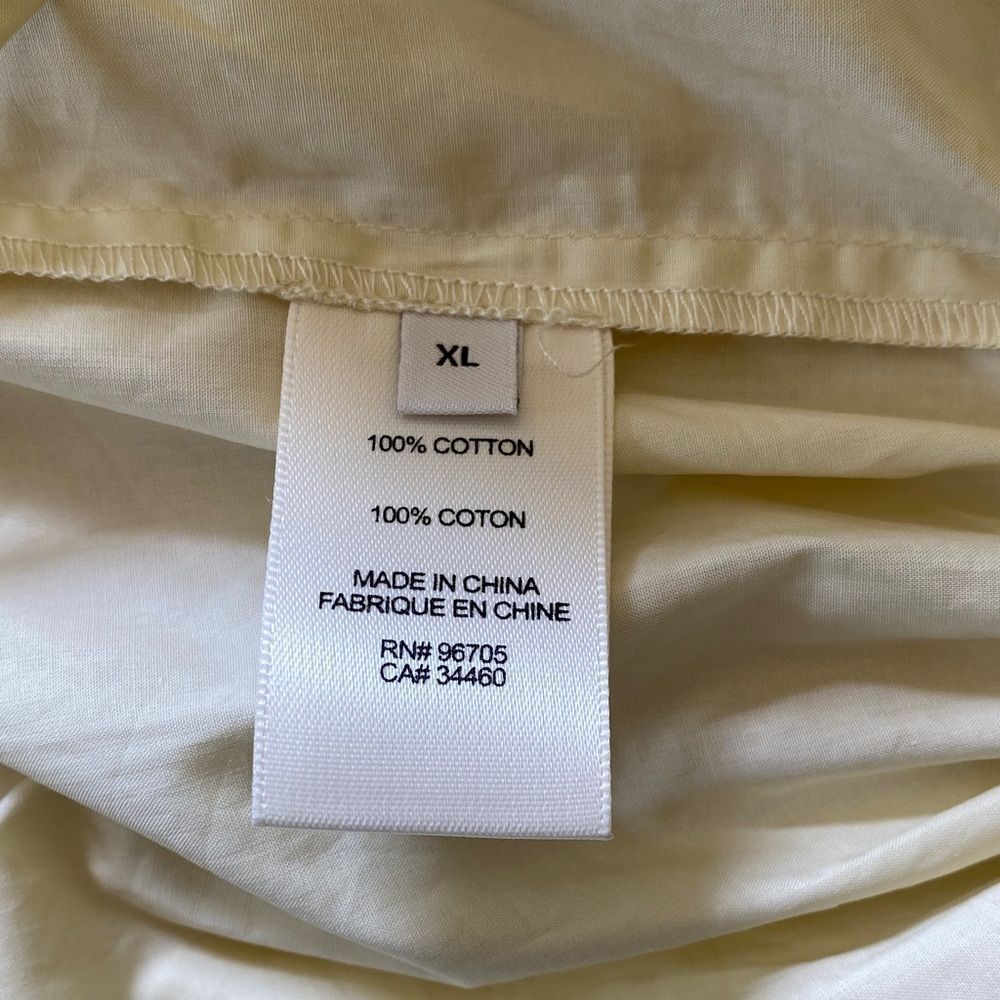 Cream Drawstring Blouse - Picture 9 of 10